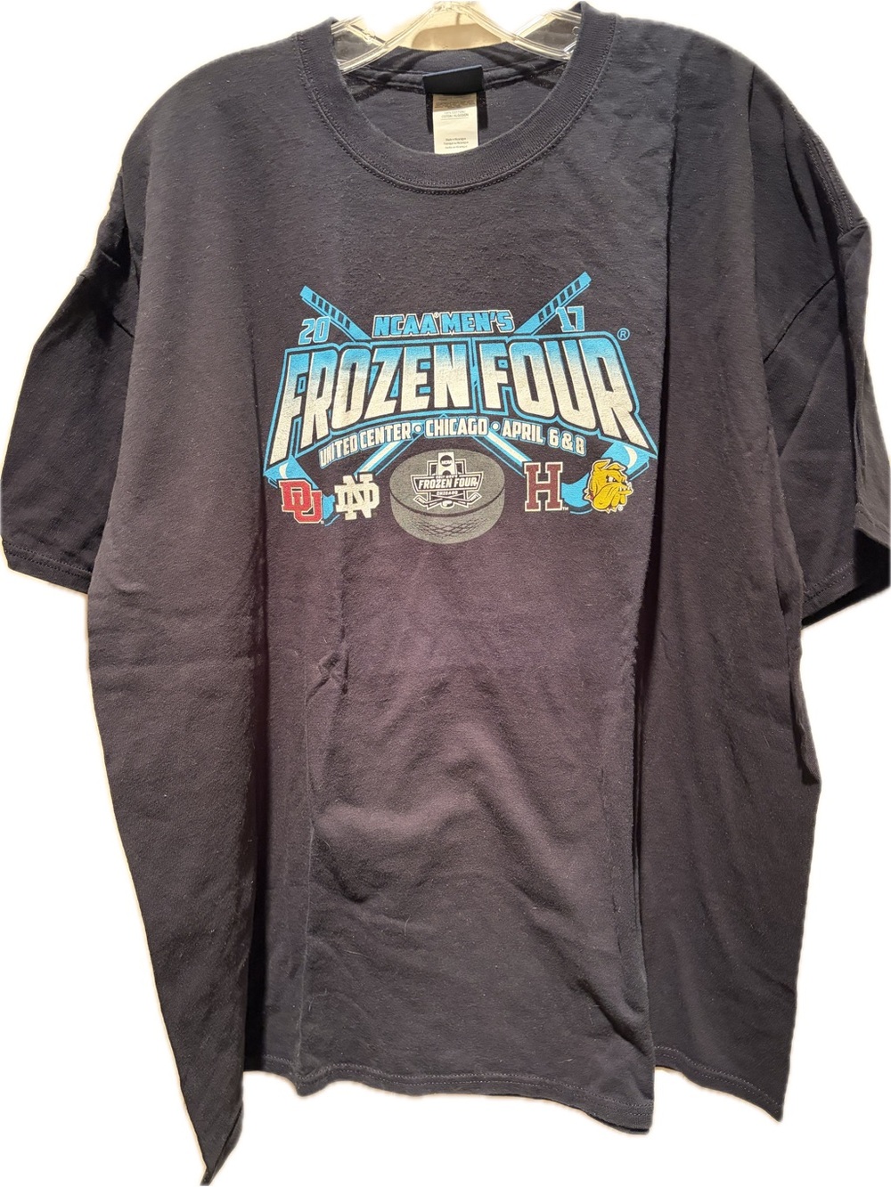 Blue 84 Black 2017 NCAA Men's Frozen Four Graphic Tee